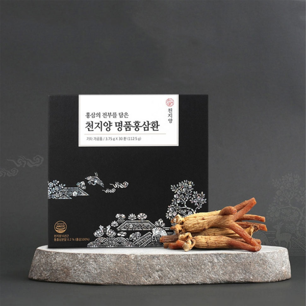 A premium Korean red ginseng product, Cheonjiyang Luxury Red Ginseng ...
